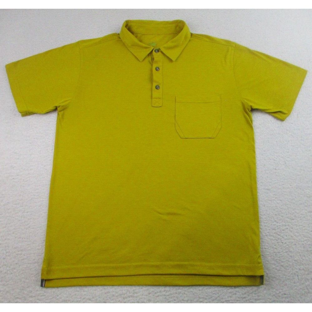Stio Men's Yellow Polo Shirt